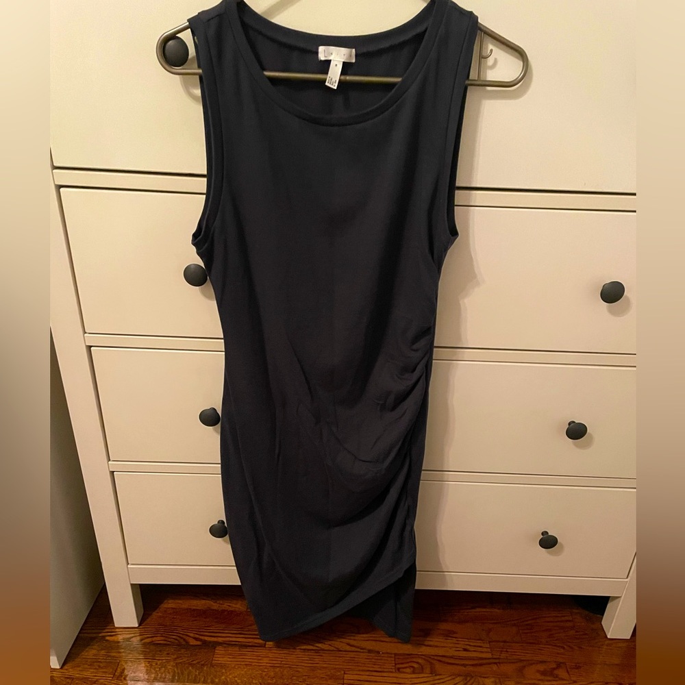 Leith Navy Knit Mini Dress